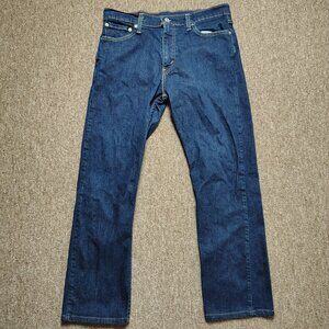 LEVI'S Jeans Men 32x30 Blue 513 Slim Straight Stretch Cotton Blend Denim
